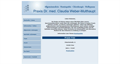 Desktop Screenshot of praxis-cwm.de