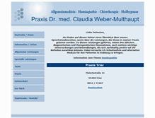 Tablet Screenshot of praxis-cwm.de